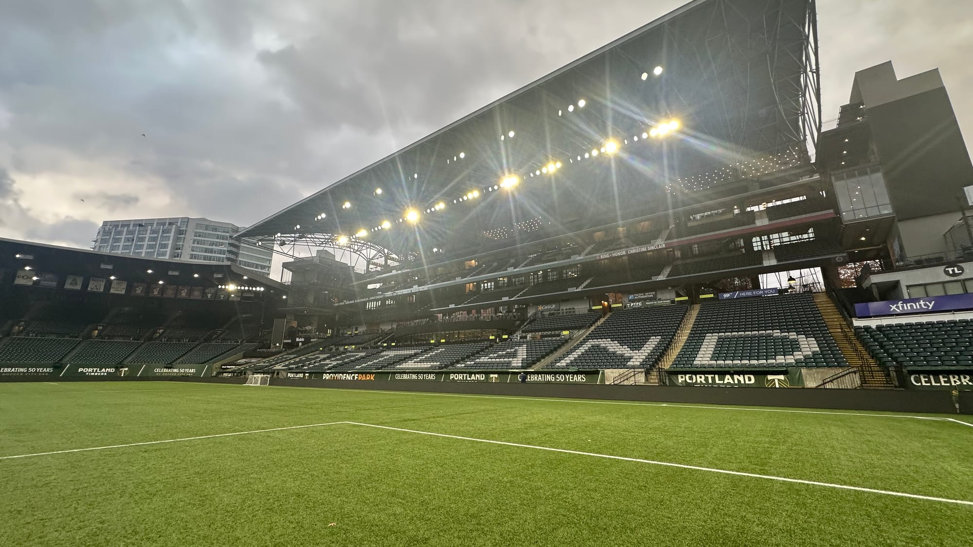 Toured Providence Park